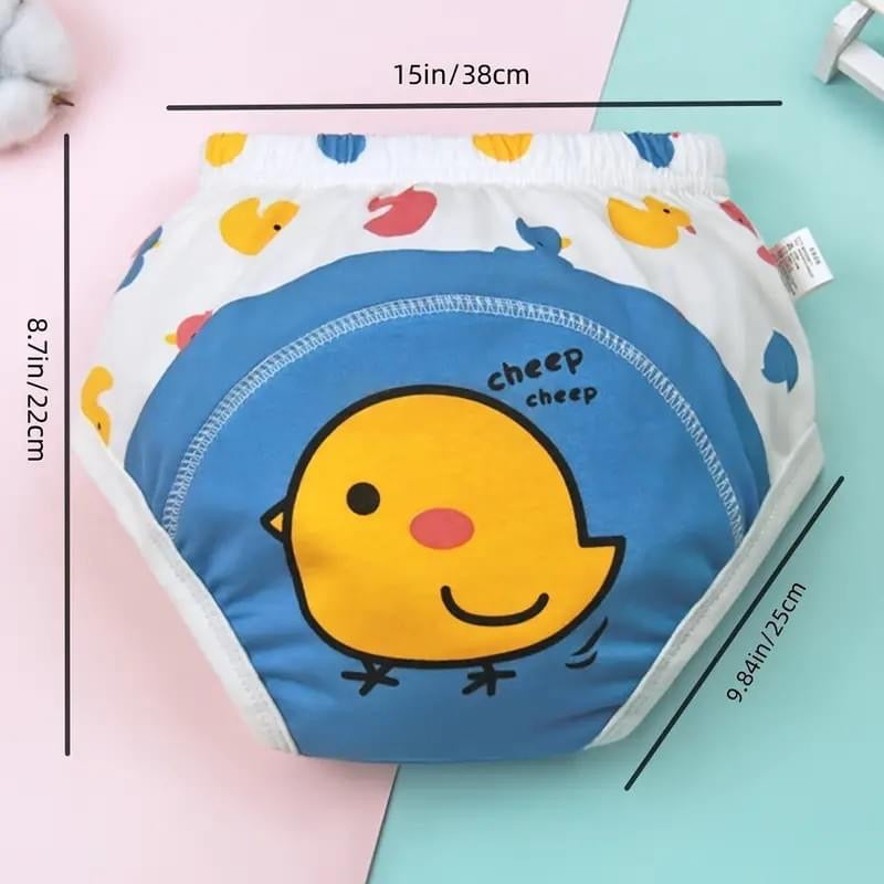 Cute Cartoon Baby Waterproof & Leak-Proof Diaper
