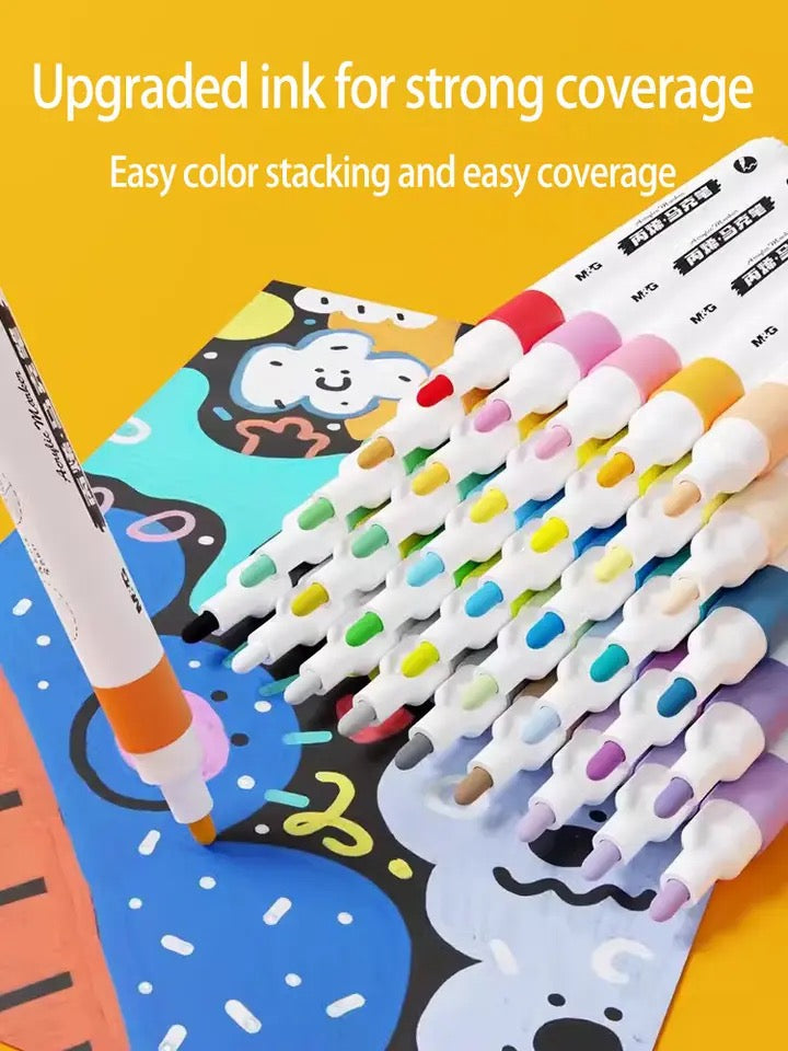 Easy Paint Markers - "Acrylic markers in a range of colors for artistic flair."