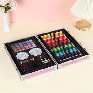 Children's Stationery Color Pen Gift Box 145 Pieces Of Double-Layer Painting Set Brush Watercolor Pen Color School Season