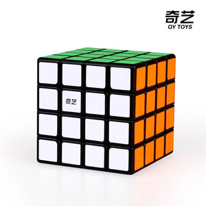4x4 Stickerless Black Magic Cube Speed Puzzle